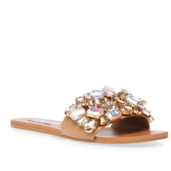 Steve Madden Brielle Tan Rhinestone 